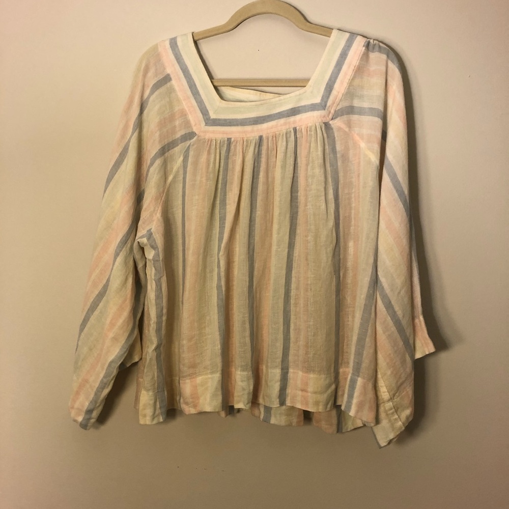 Pastel Striped Blouse